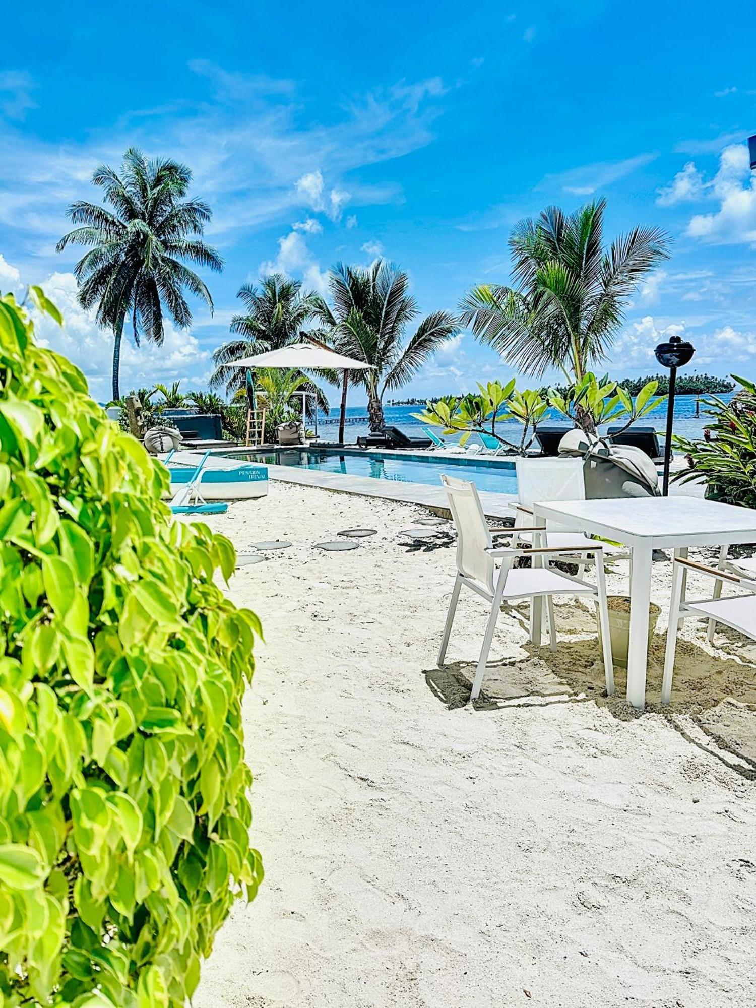 Pension Irivai Appartement Puatou 1 Chambre Bord De Mer Uturoa Exteriér fotografie